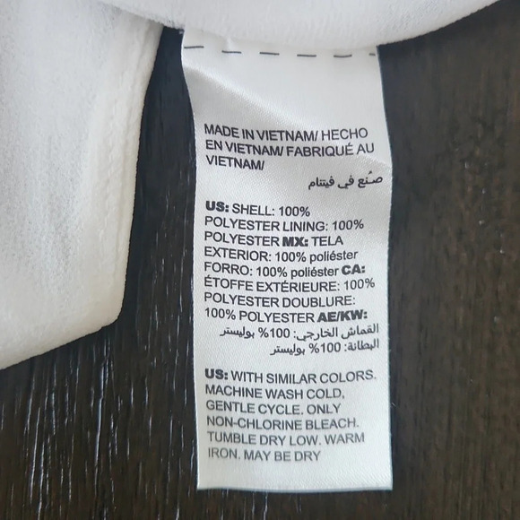 White House Black Market Ball Chain-Trim Draped Cami, Size Large - Picture 8 of 10